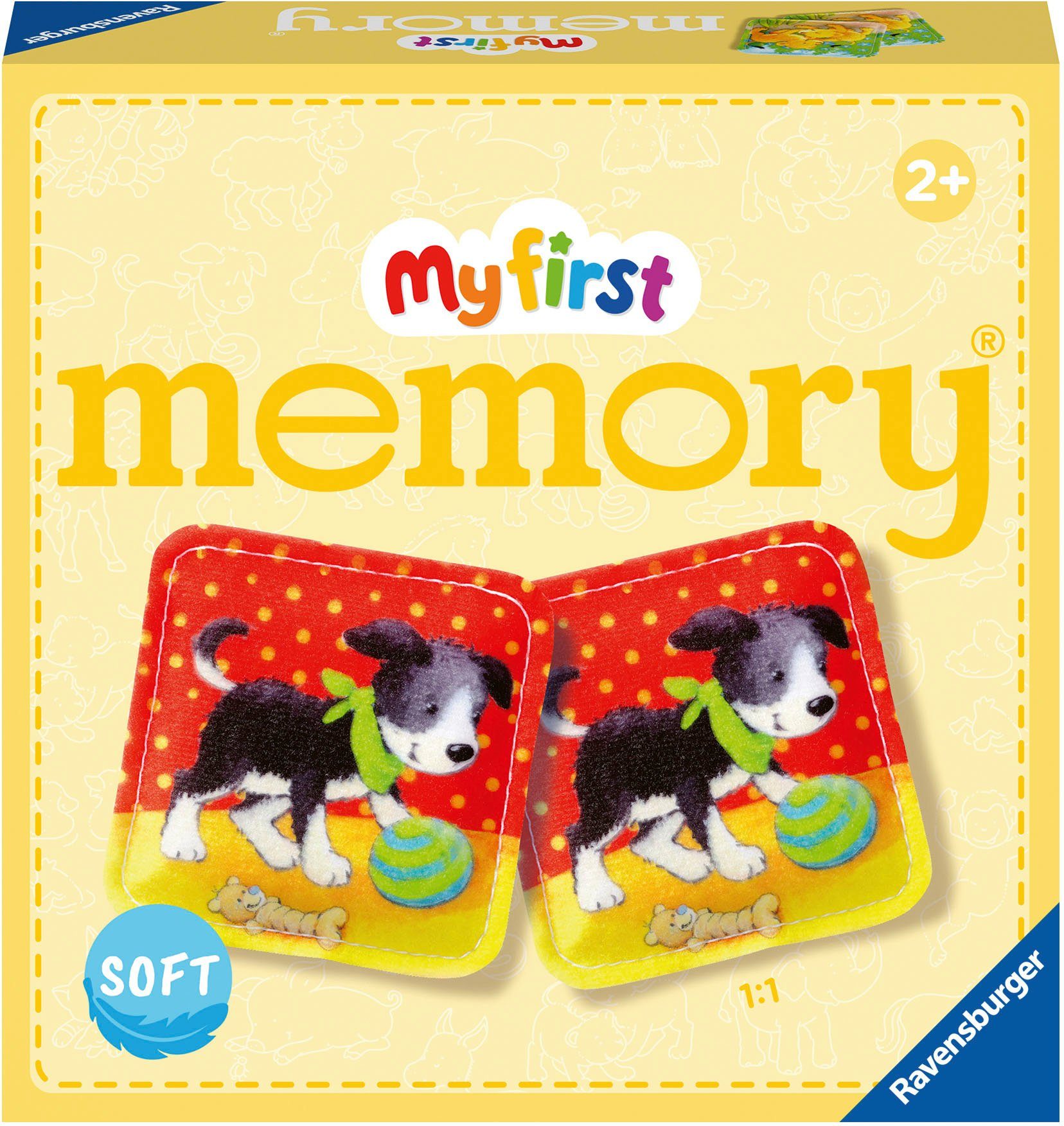 Ravensburger Spiel My first memory® Plüsch, Legespiel, Made in Europe