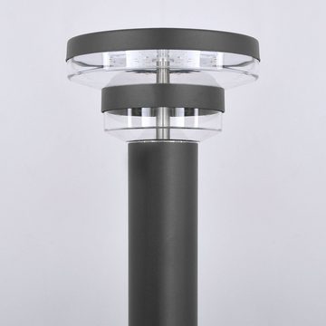 Maxkomfort Außen-Stehlampe 313-800, ohne Bewegungsmelder, LED fest integriert, warmweiß, Außenlampe, Außenleuchte, Standleuchte, Standlampe, Wegeleuchte, Pollerleuchte, IP54, Pfostenleuchte