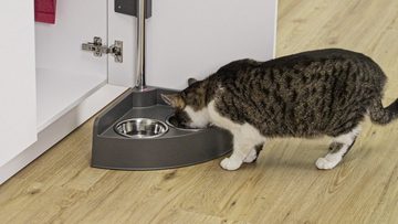 Hailo Futterstation »Einbau Fressnäpfe Katze verstellbar im Schrank ab 40cm Breite mit Drehtür«
