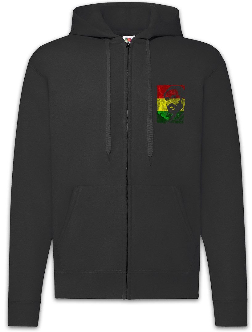 Sweatjacke Haile Selassie Portrait III Zipper Hoodie Judas Juda Reggae Music