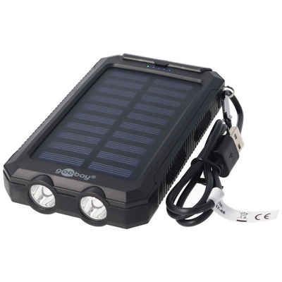 Goobay »Outdoor Powerbank 8000mAh mit Solarpanel und Tasch« Powerbank