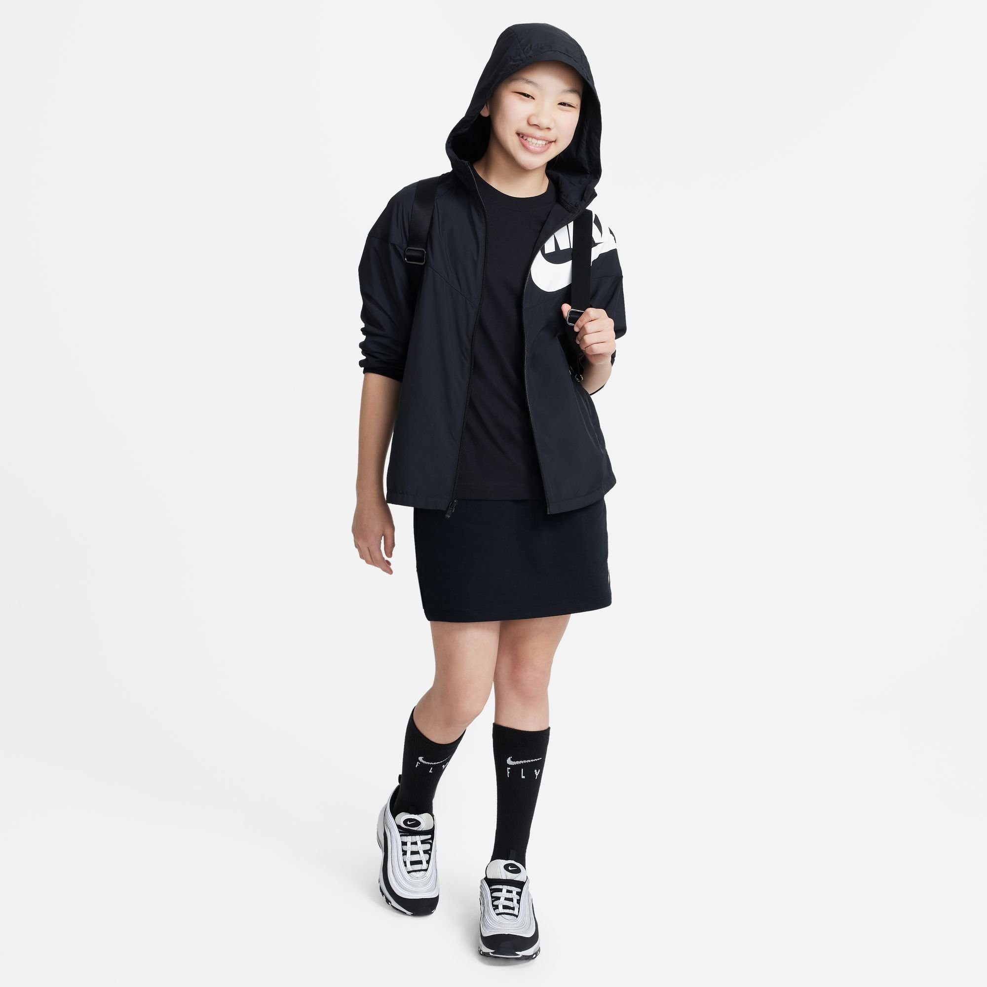 Sportswear (GIRLS) T-Shirt schwarz Nike T-SHIRT KIDS' BIG