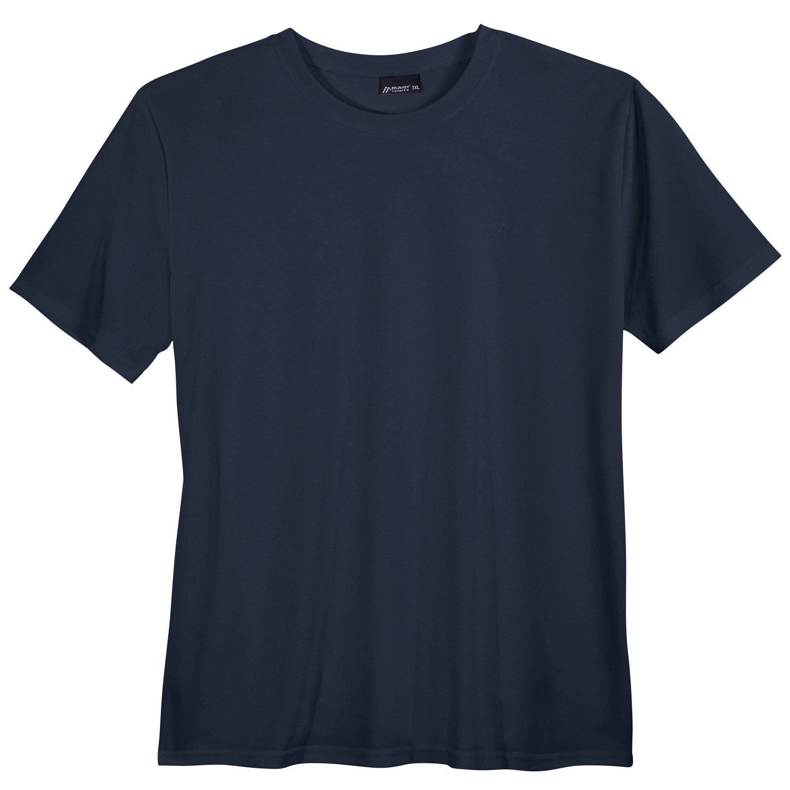 Rundhalsshirt Maier Sports Funktions-T-Shirt navy große Größen