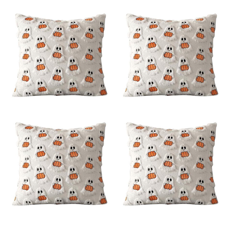 CLTYQ Kissenbezug Halloween Kissenbezug Gruseliger Geist Kürbis Deko Weiche günstig online kaufen
