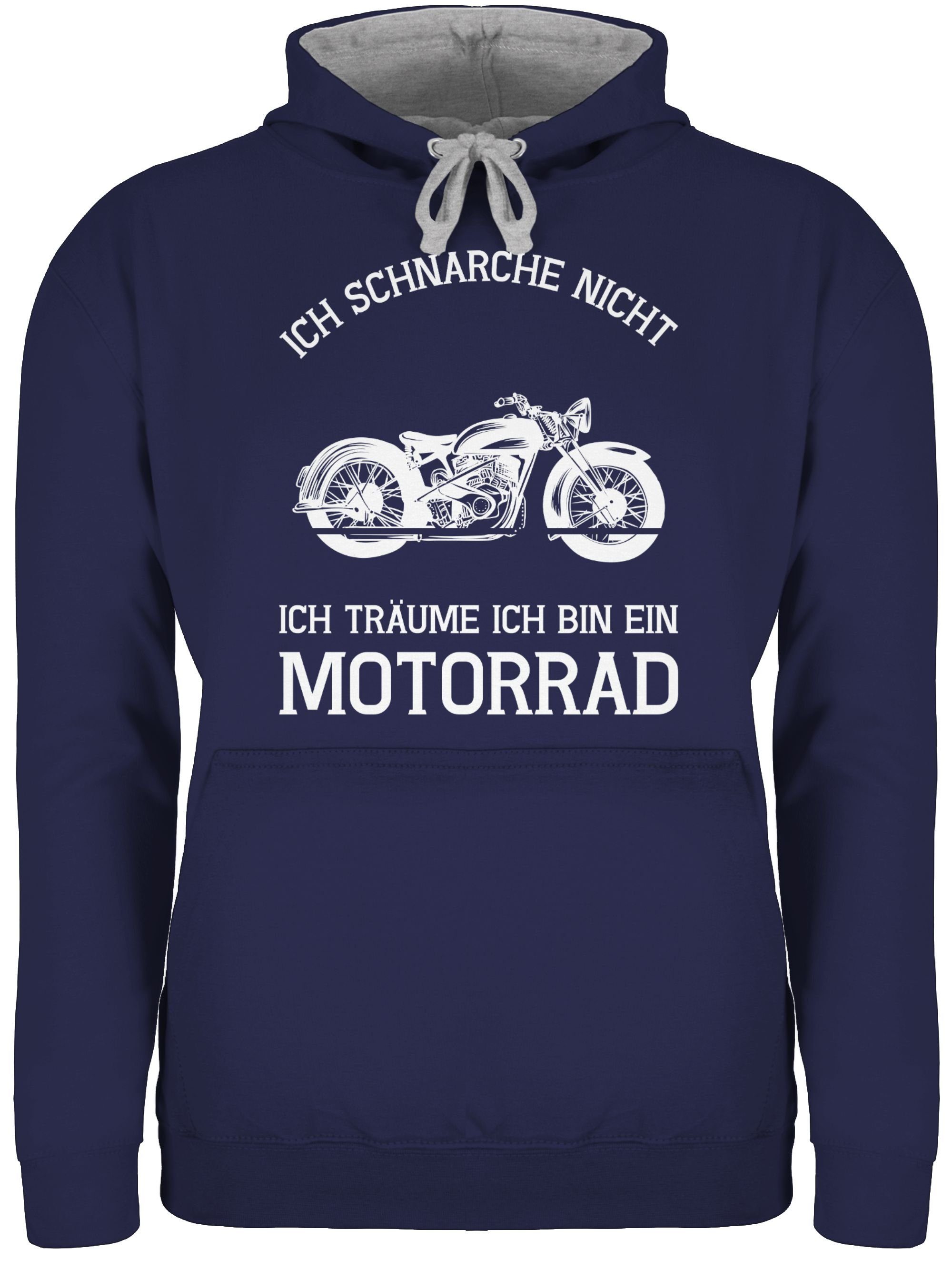 Shirtracer Hoodie »Ich schnarche nicht ich träume ich bin ein Motorrad