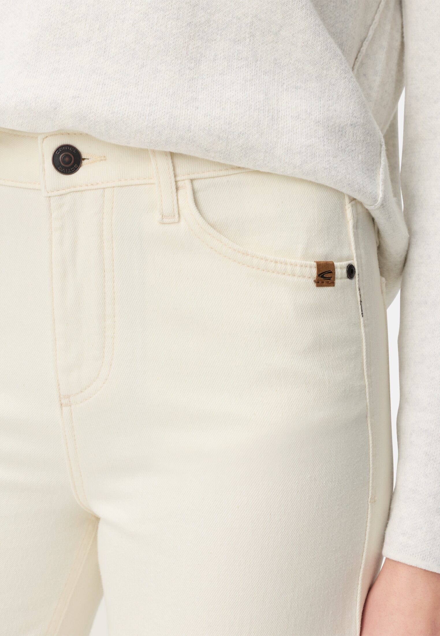 camel active 5-Pocket-Jeans Wide Leg Denim Loose Fit
