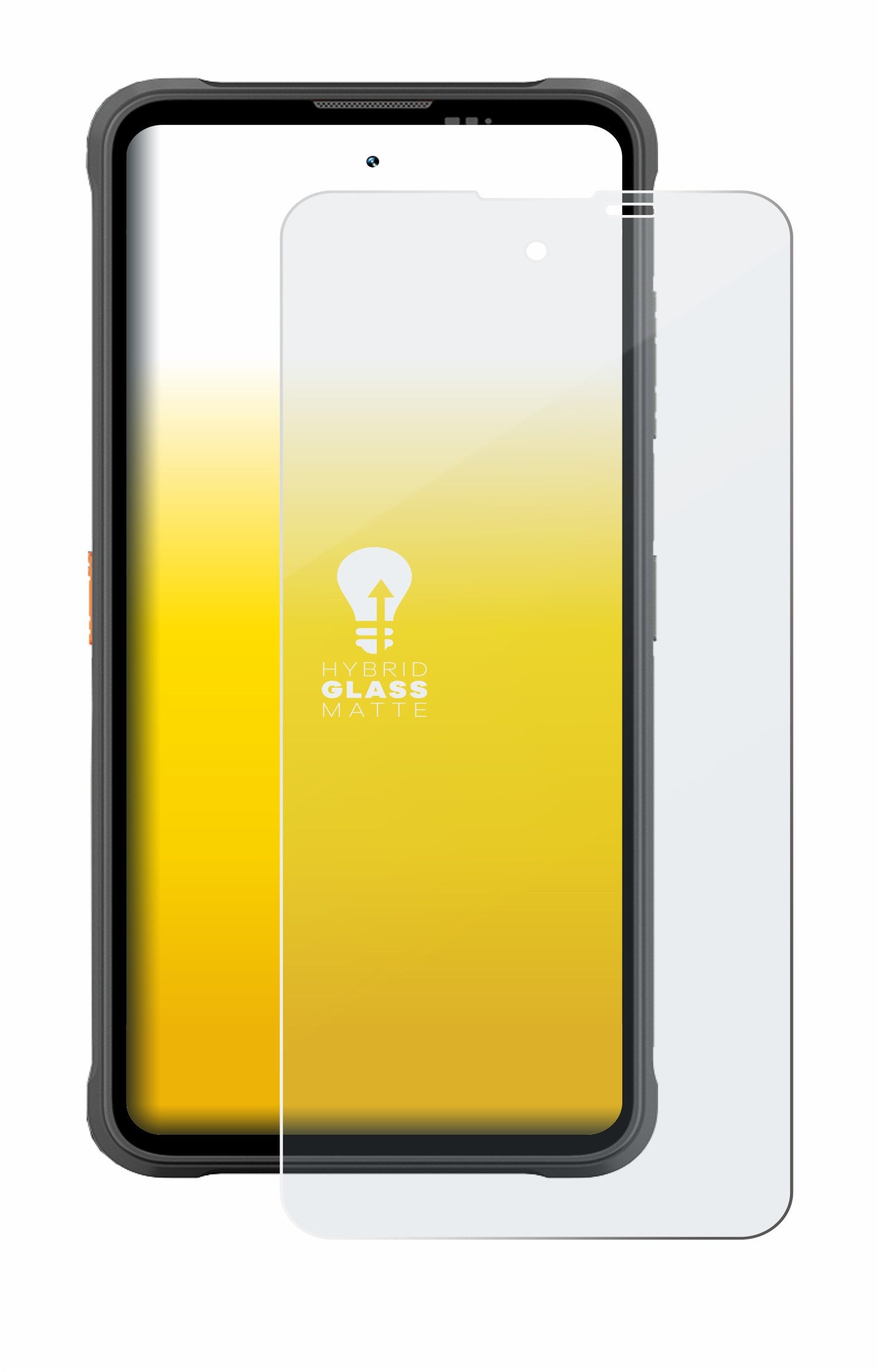 upscreen Displayschutzglas Folie für Blackview Fort 5, Schutzfolie Glas Panzer Display Schutz matt