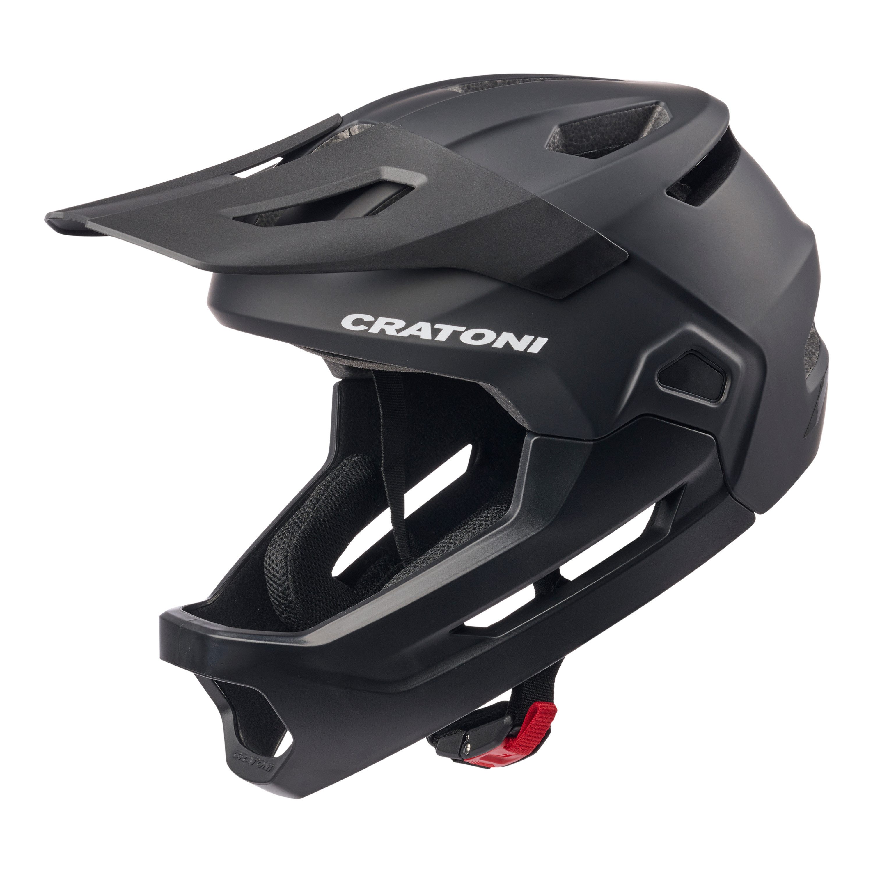 Cratoni Fahrradhelm Madcat LED Kinderhelm Fullfacehelm Gr. S/M (49-56 cm)