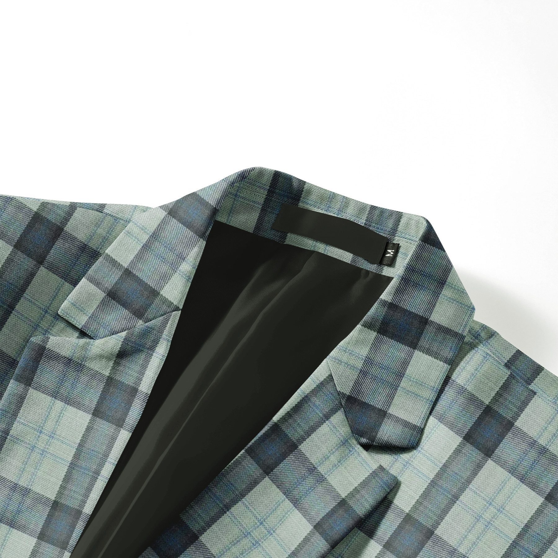 Allthemen Sakko mit buntem Karomuster Anzugsakko Regular-Fit