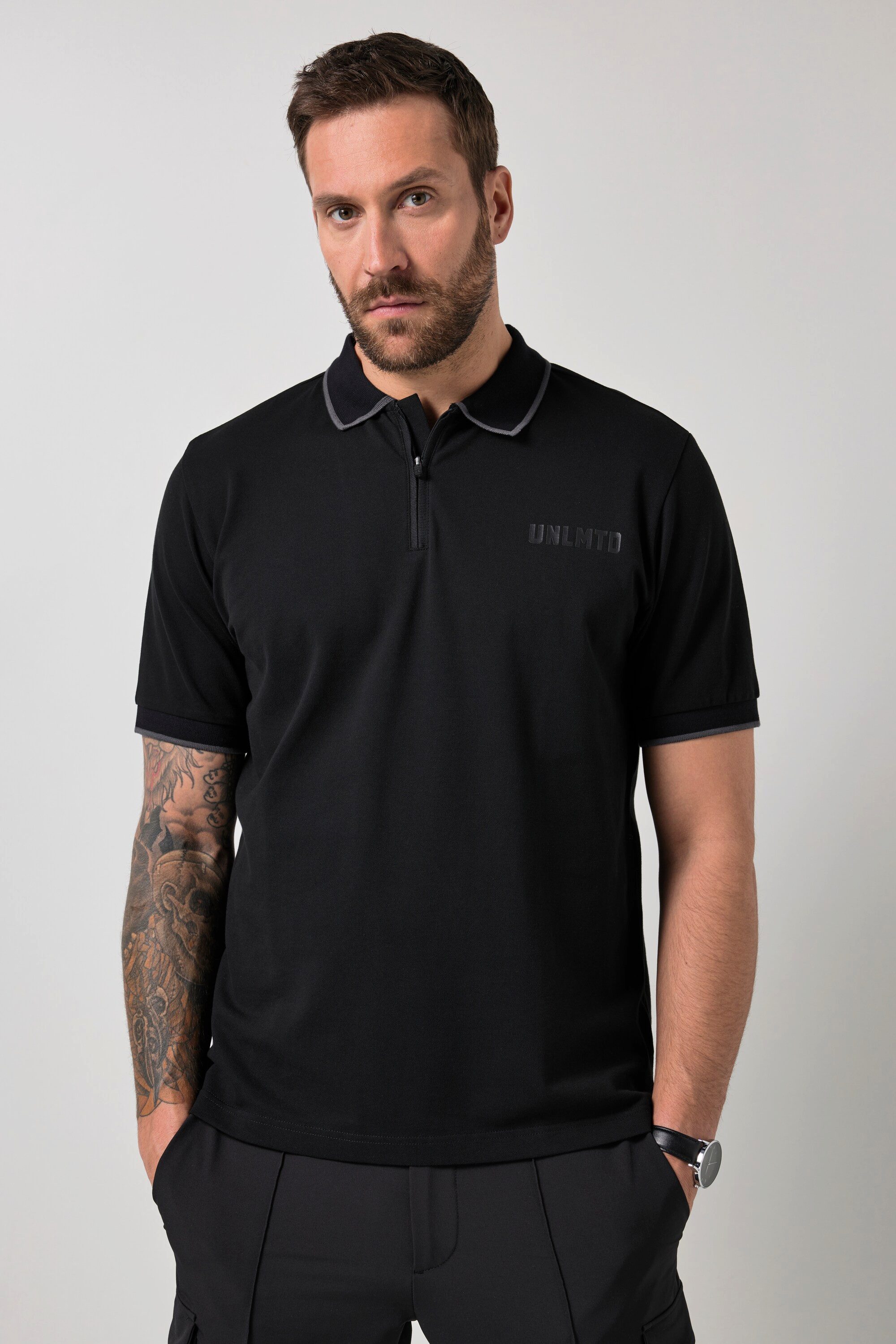 JP1880 Poloshirt Poloshirt FLEXNAMIC® Golf Piqué Halbarm Zipper