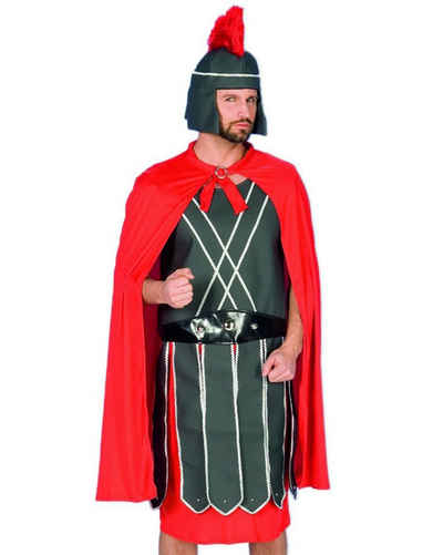 Das Kostümland Kostüm Römer Gladiatoren Kostüm für Herren, Grau Rot