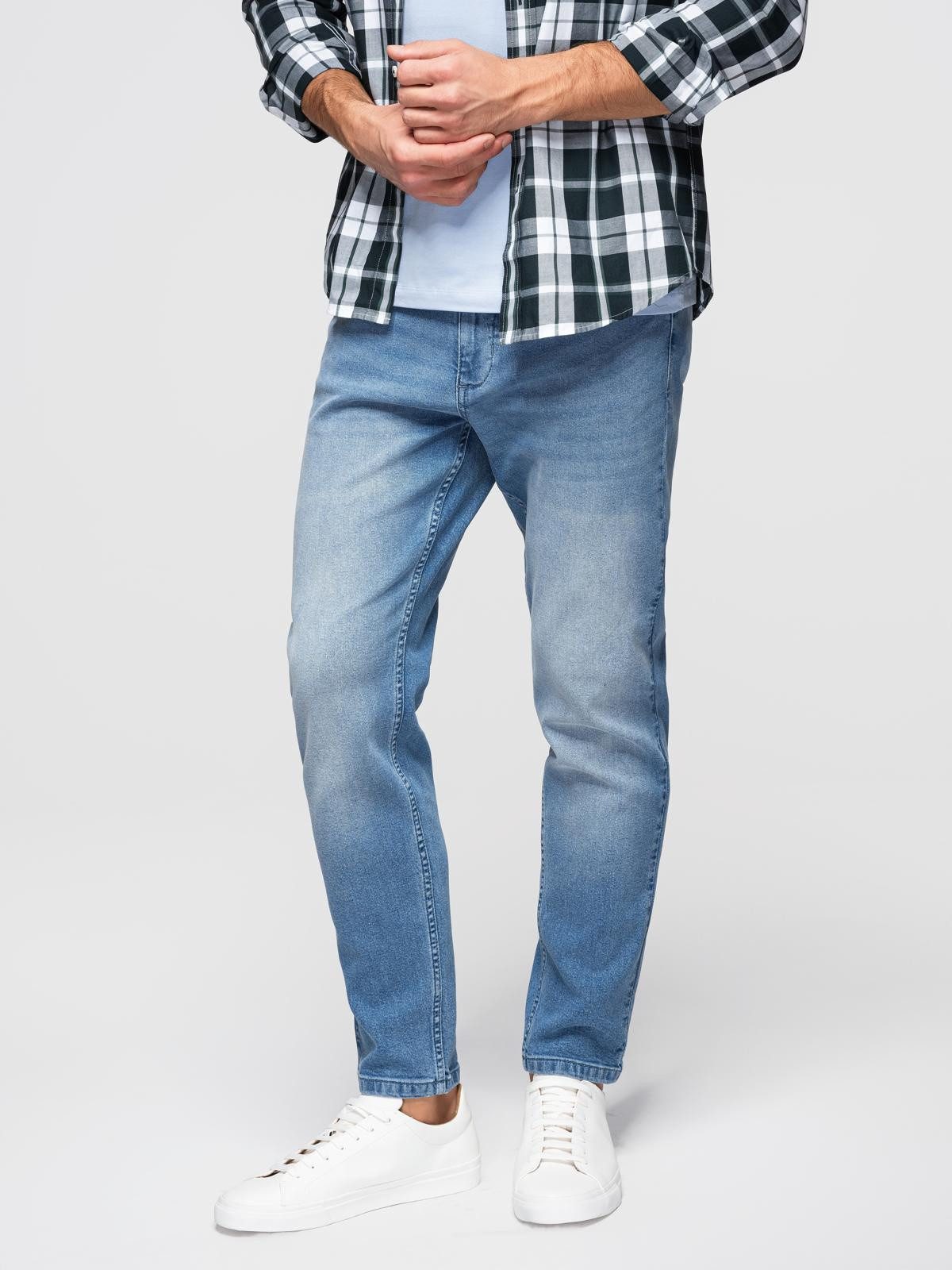 OMBRE Gerade Jeans Jeans CARROT mit Used-Effekt