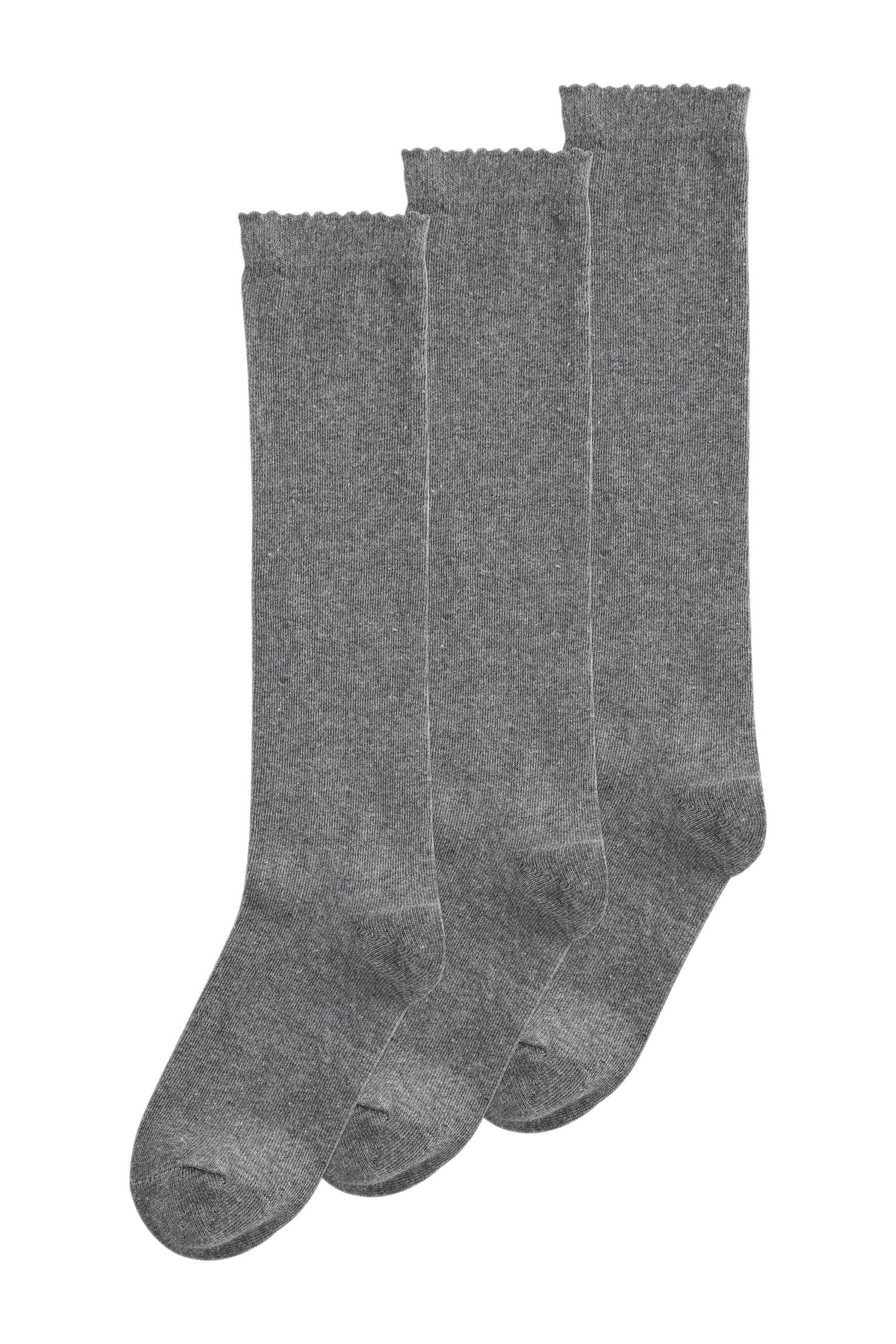 Next Kniestrümpfe Kniestrümpfe mit hohem Baumwollanteil, 3er-Pack (3-Paar)