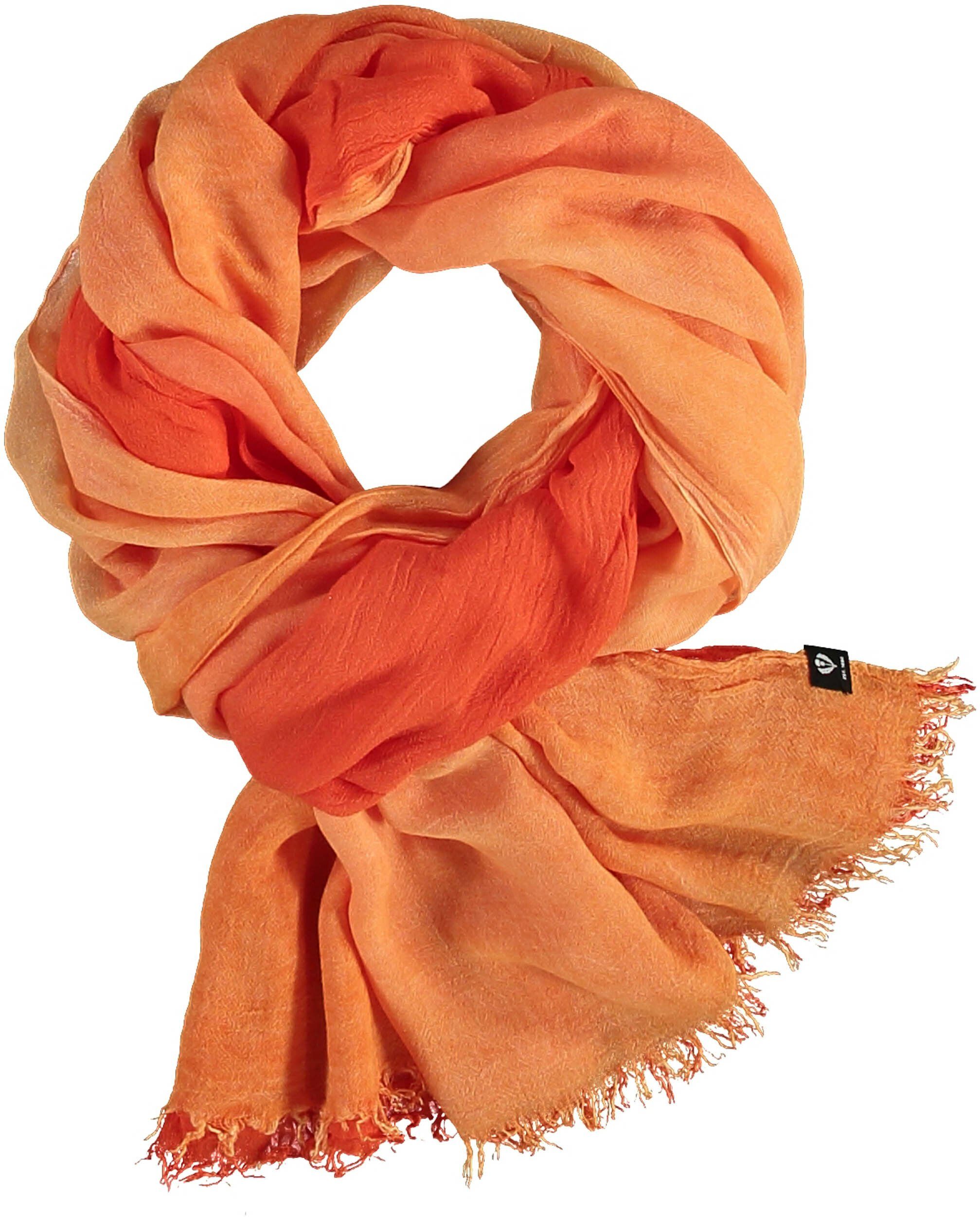 Fraas Modeschal Viskose apricot Schal, (1-St)