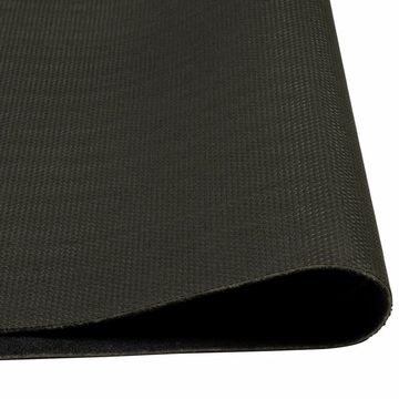 Fußmatte Küchenteppich Waschbar Tasse Schwarz 60x180 cm Samt, vidaXL, Rechteckig