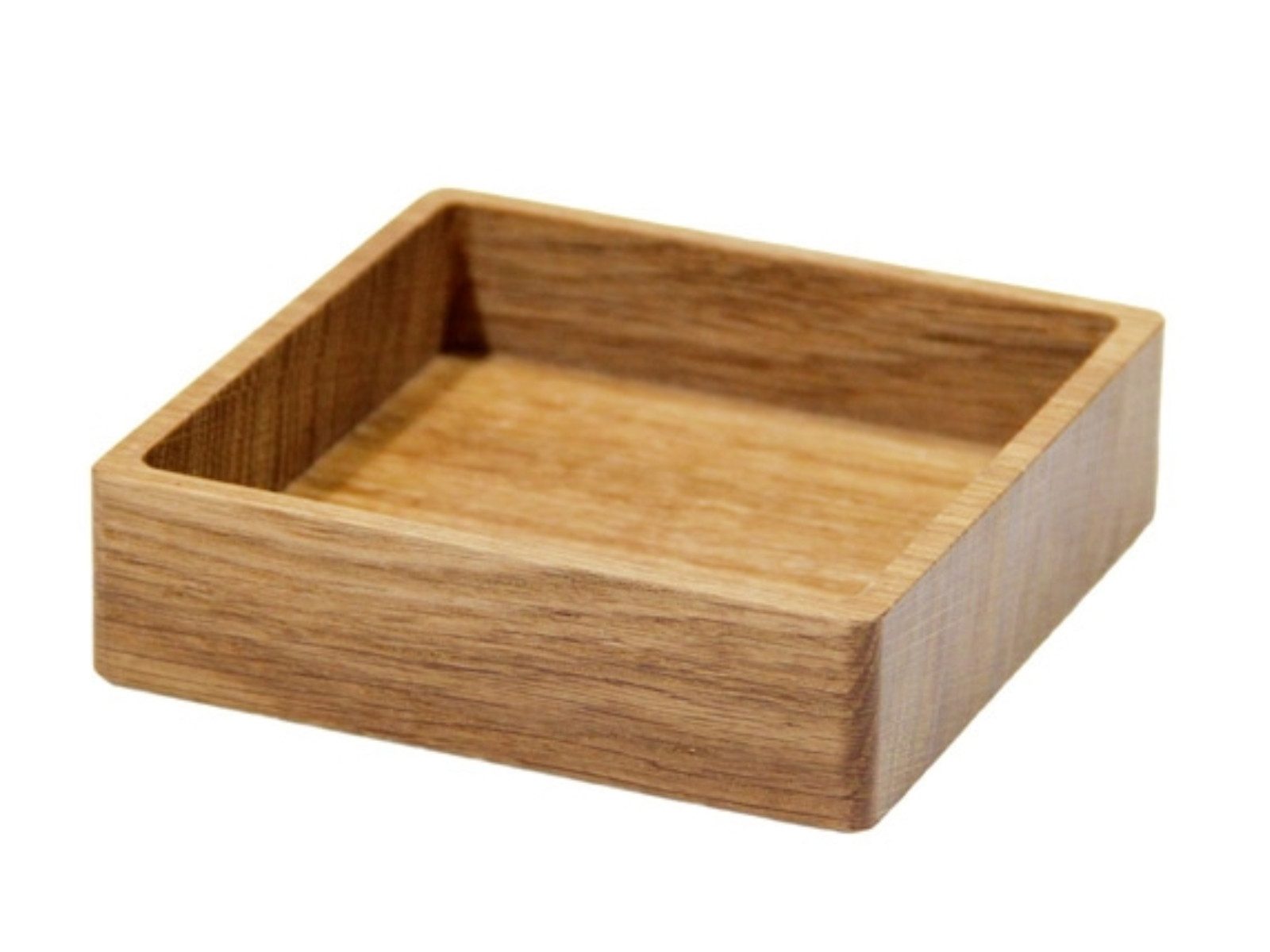 LIND DNA Schale WOOD Box Square oak nature 11 x 11 cm, Eiche, (Schüsseln & Чаши), Wood Box Square S Oak Nature