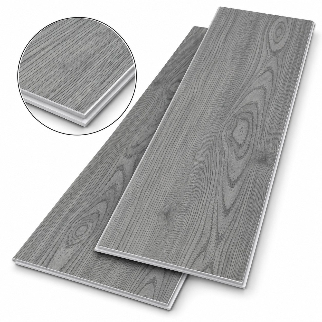 LEMLIT Vinylboden SPC Klickboden 18 Dielen, Holzoptik, Ohne Kleben, DIY Geeignet, feuchtigkeitsbeständig, Klick-Bodenpaneele in Holzoptik, wasserbeständig, 128 x 640 x 4 mm