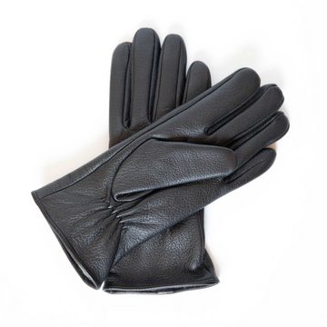 Hand Gewand by Weikert Lederhandschuhe JESS- Elegant aus Ziegenleder mit Kaschmir Wolle Fütterung