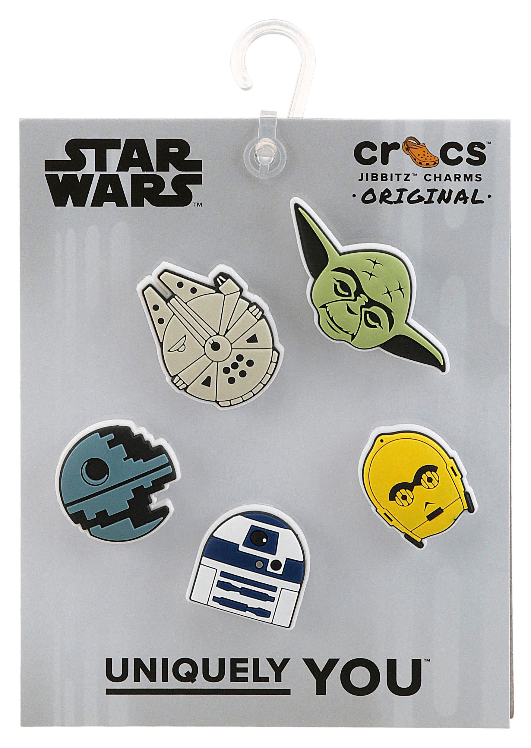 Crocs Schuhanstecker Jibbitz™ Star Wars (Set, 5-tlg., Kein Spielzeug. Nicht für Kinder unter 3 Jahren geeignet), Schuh Charms mit Star Wars Figuren