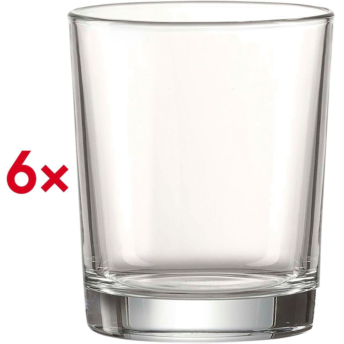 Ritzenhoff & Breker Whiskyglas 4ALL, 6-tlg., Glas, 250 ml, Trinkglas, spülmaschinengeeignet