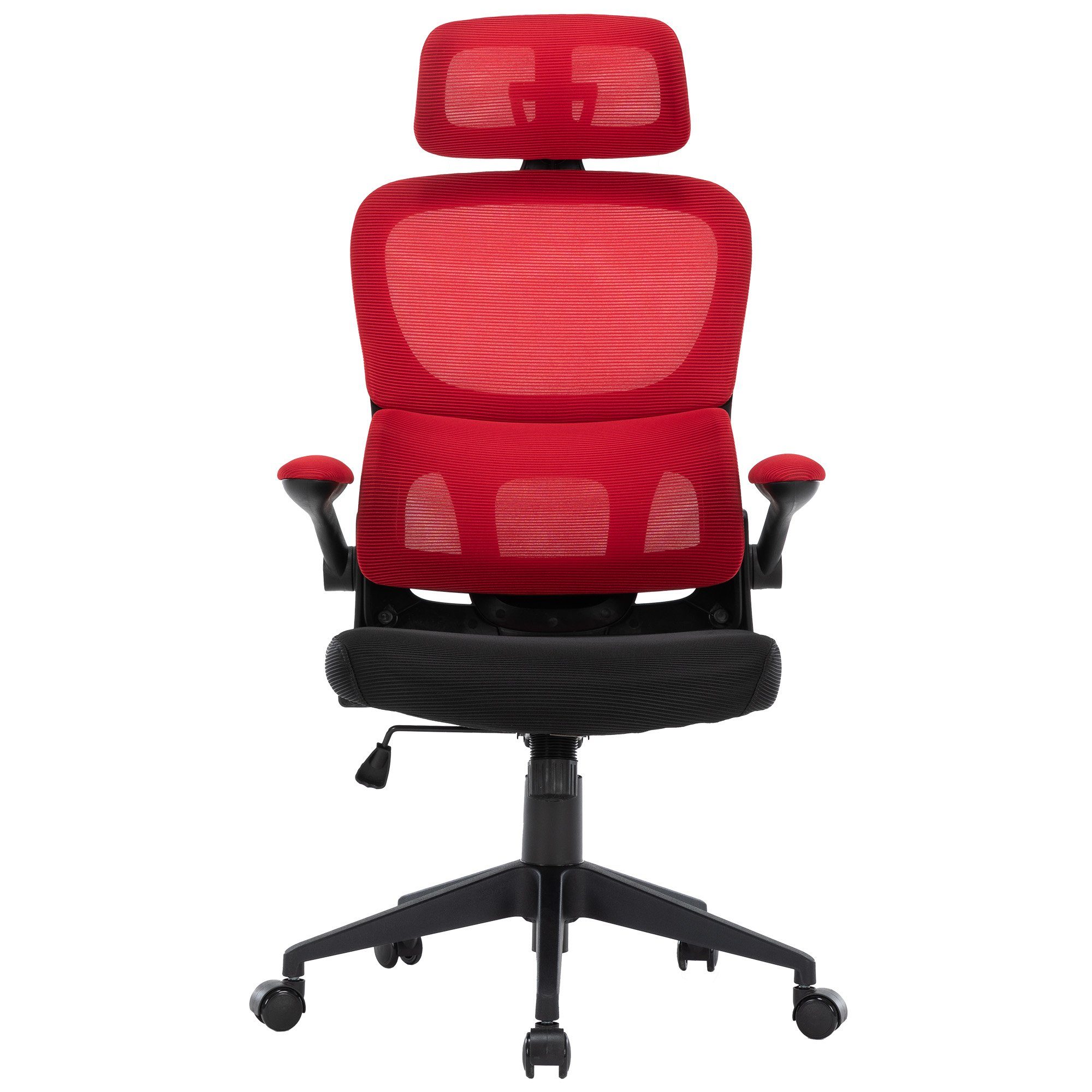 TRISENS Drehstuhl Bruno (1 Stück), Drehstuhl in moderner Mesh-Optik mit ergonomischer Rückenlehne
