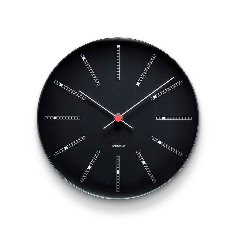 Arne Jacobsen Uhr »Arne Jacobsen Bankers Wanduhr Ø29 cm schwarz«