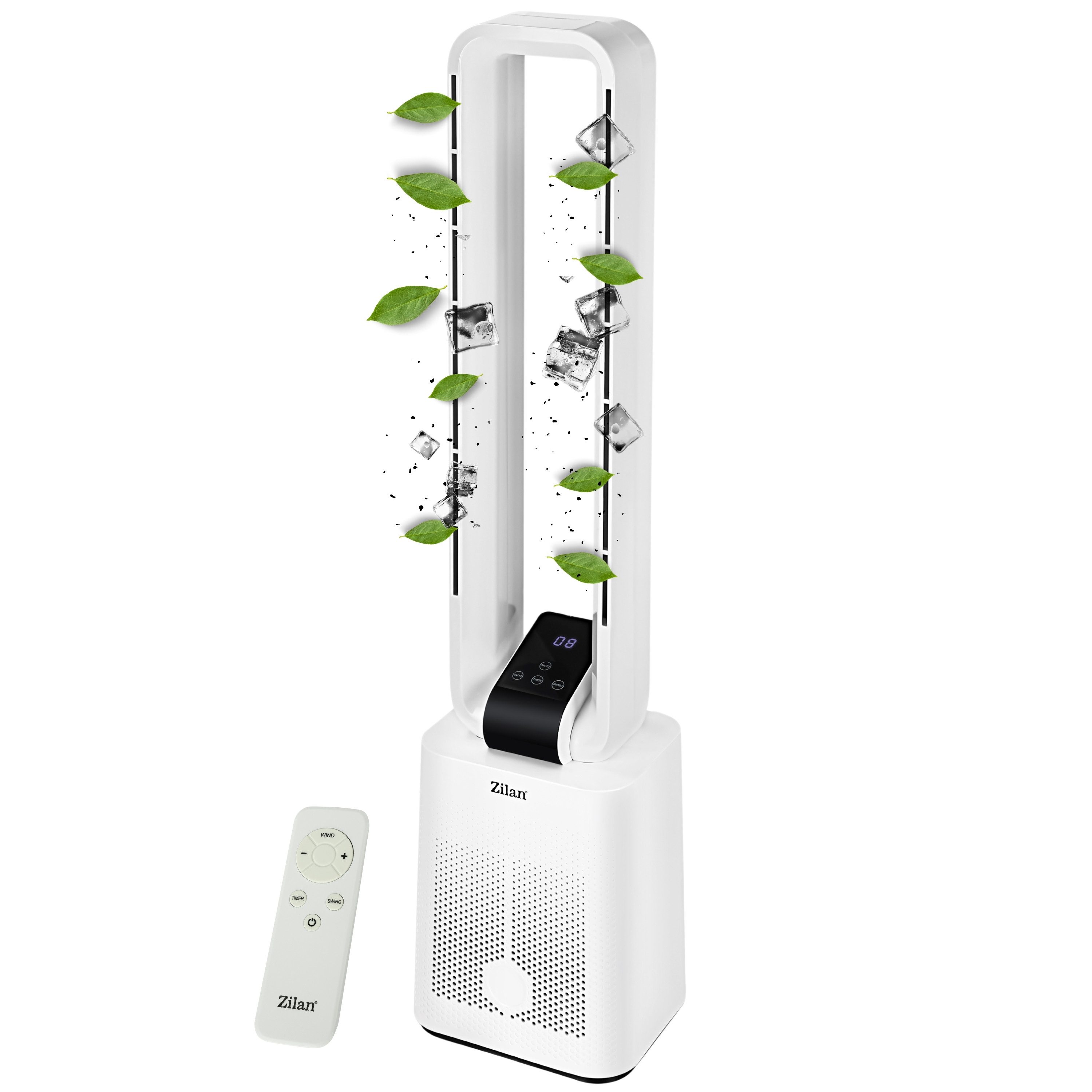 Zilan Turmventilator ZLN-1085, Fernbedienung, Oszillierend, 15h günstig online kaufen