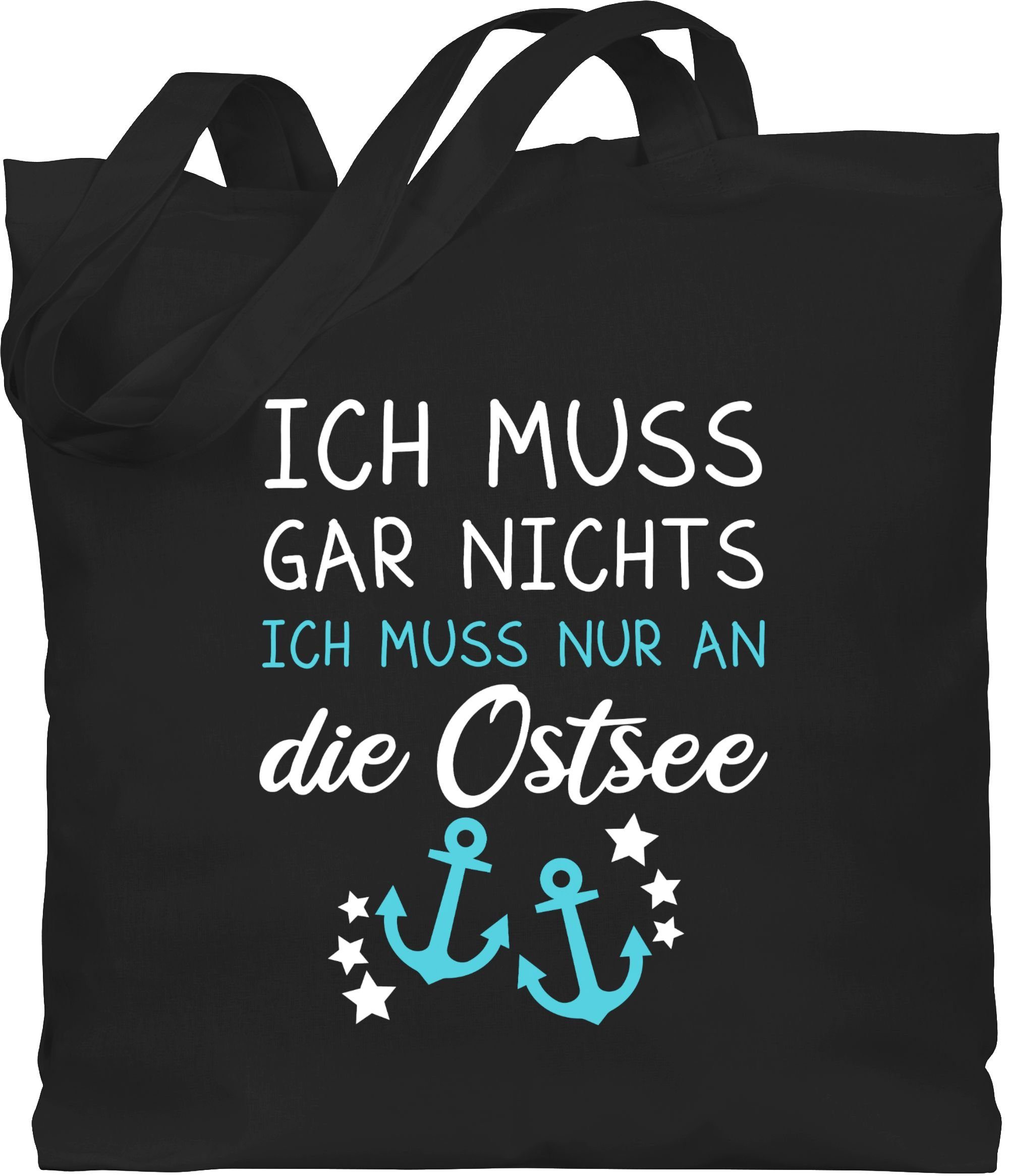 Shirtracer Umhängetasche »Ich muss gar nichts ich muss nur an die