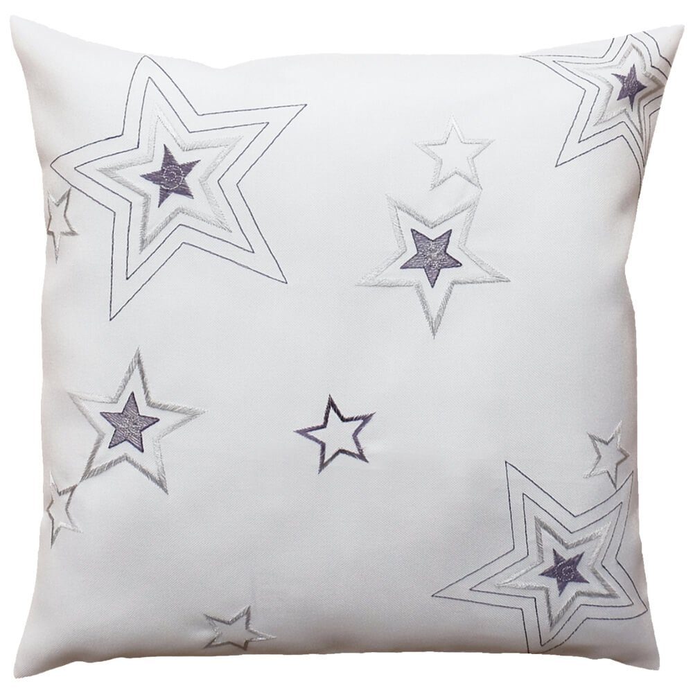 matches21 HOME & HOBBY Kissenbezüge Kissen-Bezug Weihnachten Sterne Stick g günstig online kaufen