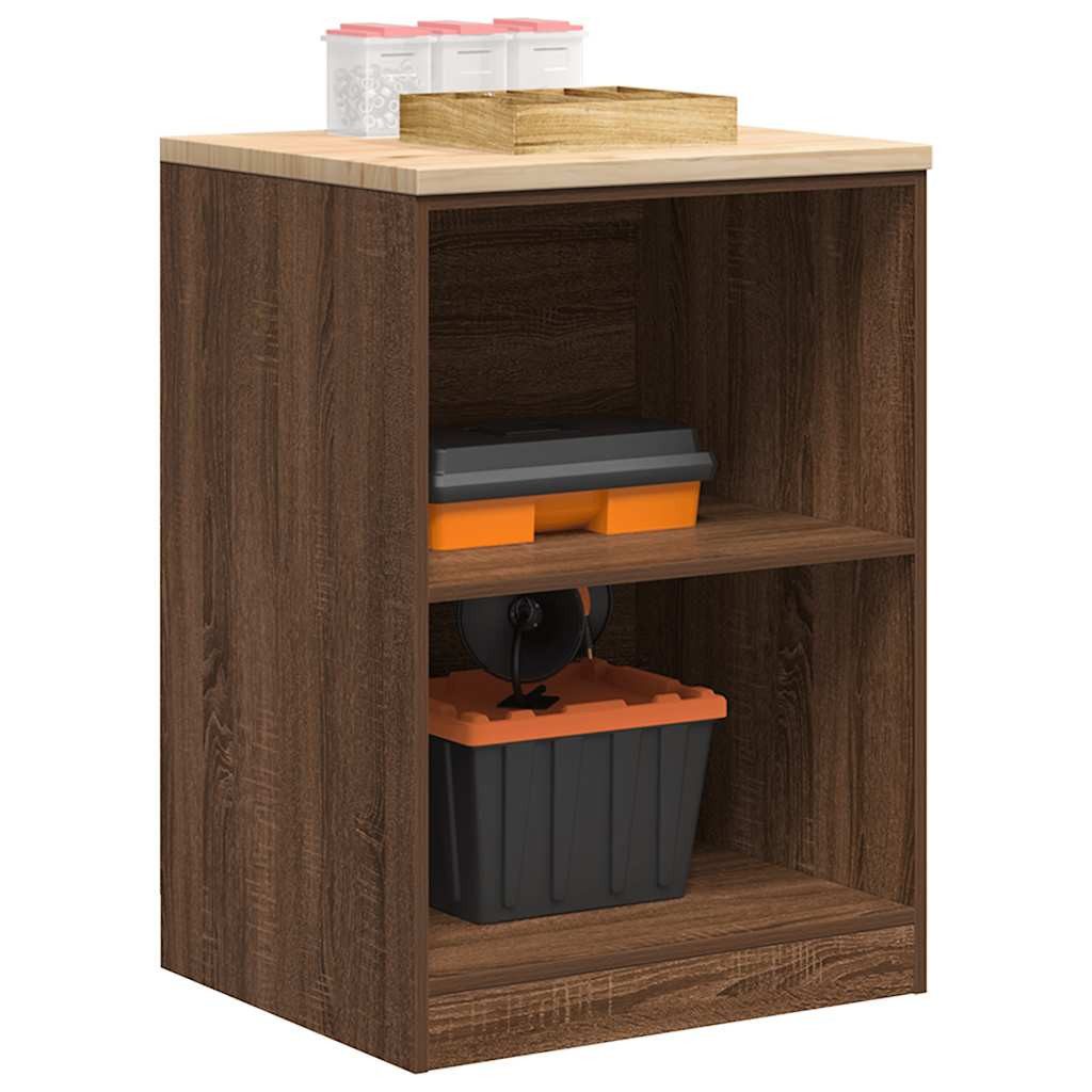 vidaXL Schrankmodule Garagen-Aufbewahrungsschrank 60x51x85 cm Massivholz günstig online kaufen