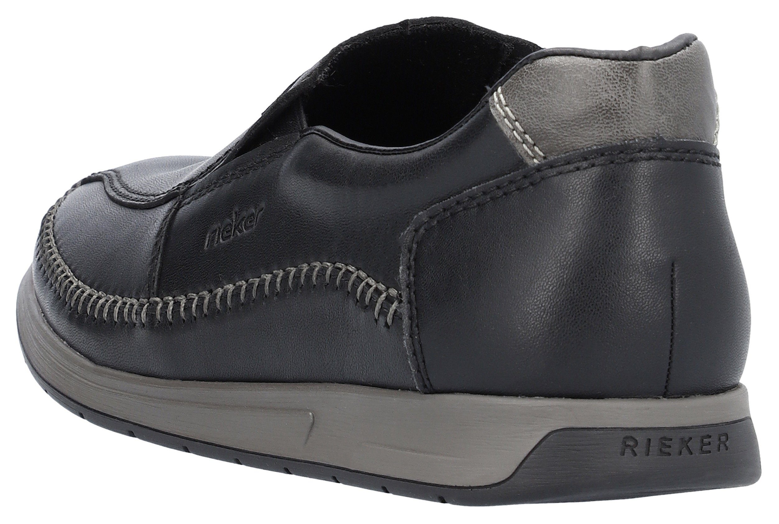 Rieker Slipper Mokassin, Loafer, Komfortschuh mit aufwendiger Rahmennaht günstig online kaufen