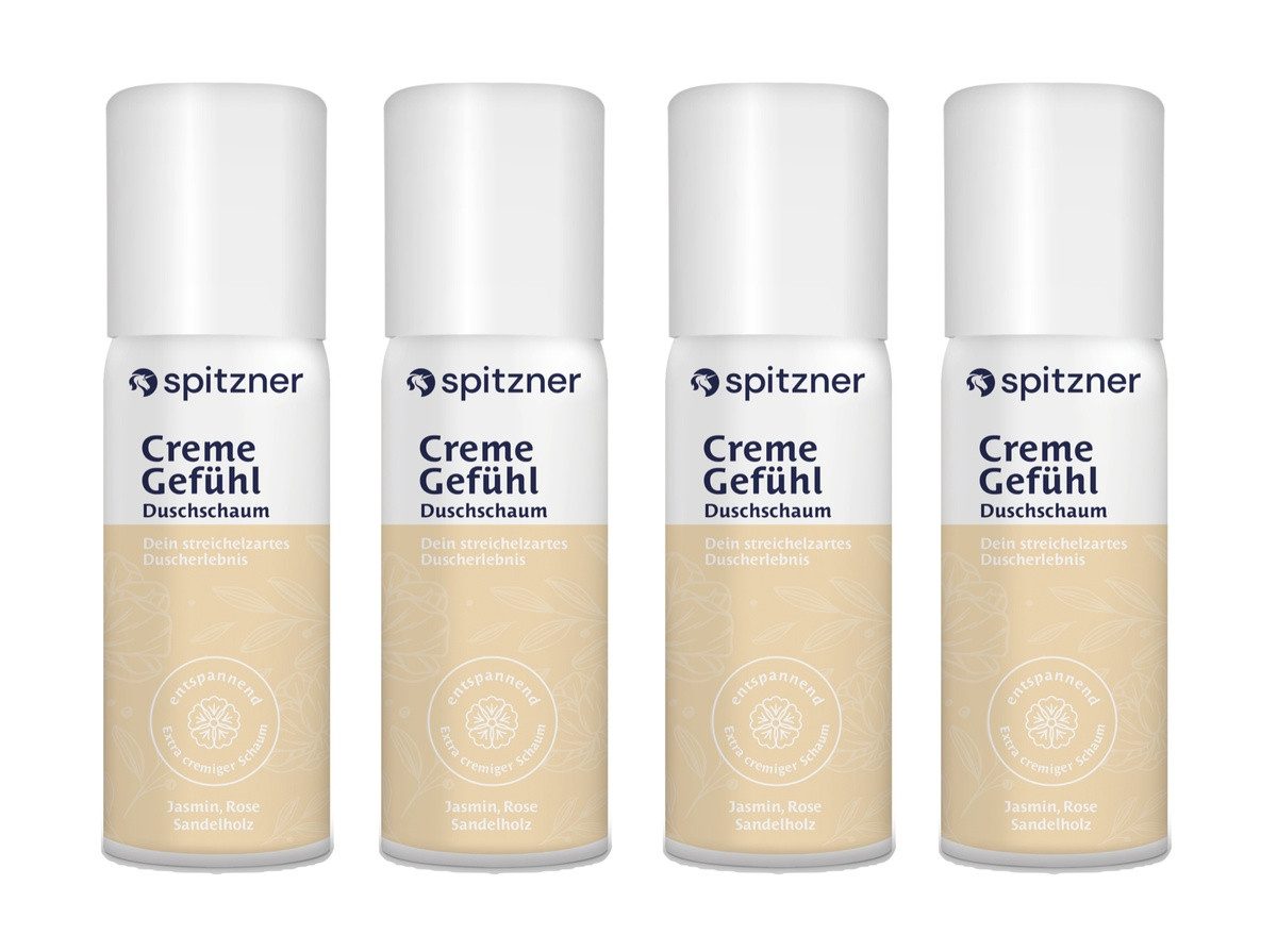 Spitzner Duschschaum Spitzner Duschschaum CremeGefühl (4 x 50 ml)
