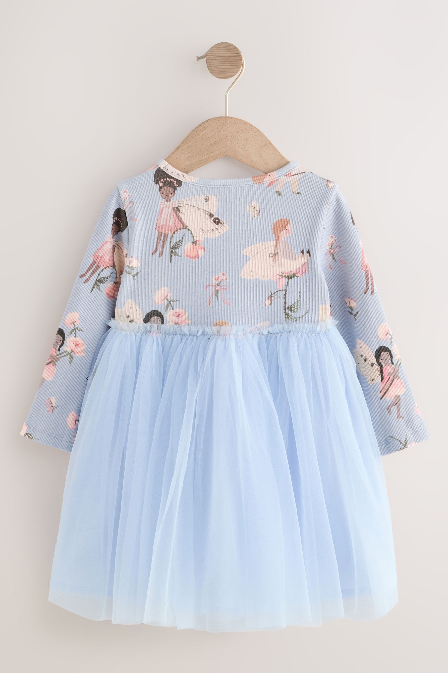 Next Partykleid Mesh-Partykleid mit langen Ärmeln günstig online kaufen