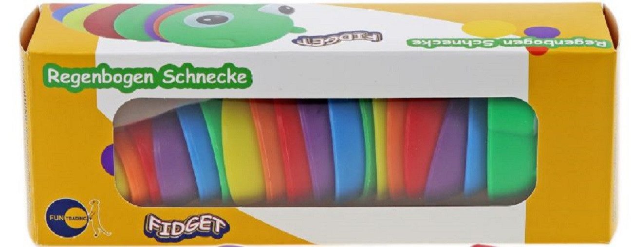 Fun Trading Fidget-Gadget Regenbogenschnecke Slug Sluggely Schnecke, Sensorisches Игрушки, Schneckenraupe / Ideal als Geschenk