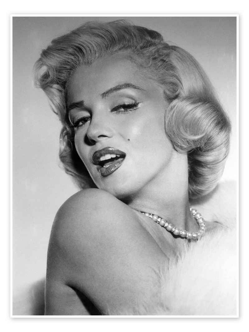 Posterlounge Poster Everett Collection, Marilyn Monroe, Wohnzimmer Fotografie