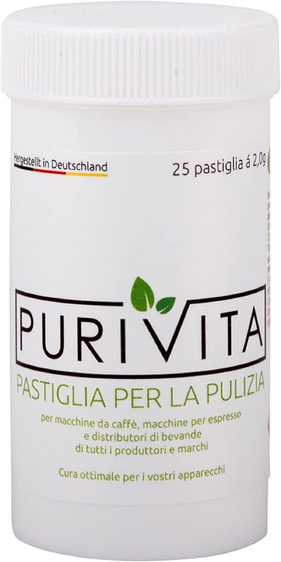 Purivita PURIVITA 2-Phasen REINIGUNGSTABLETTEN Kaffeevollautomaten 25 Tabs 2-Phasen-Reinigungstabletten (25-St)