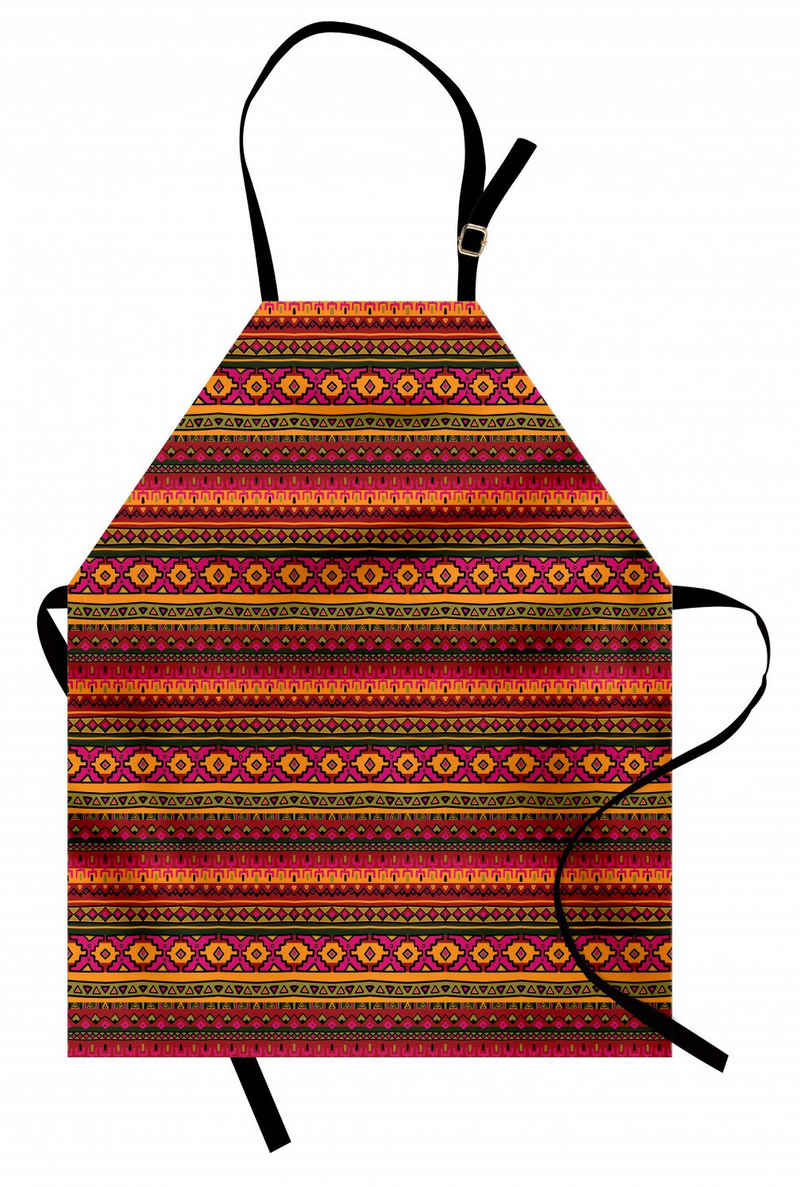 Abakuhaus Kochschürze »Höhenverstellbar Klare Farben ohne verblassen«, aztekisch Vintage peruanische Motive