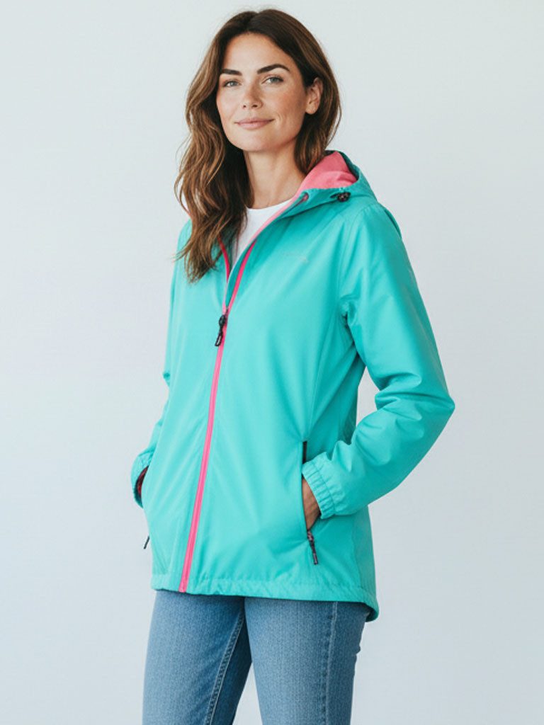 Fahrradjacke Spiekeroog Damen Funktionsjacke - Regenjacke leicht & verstaubar