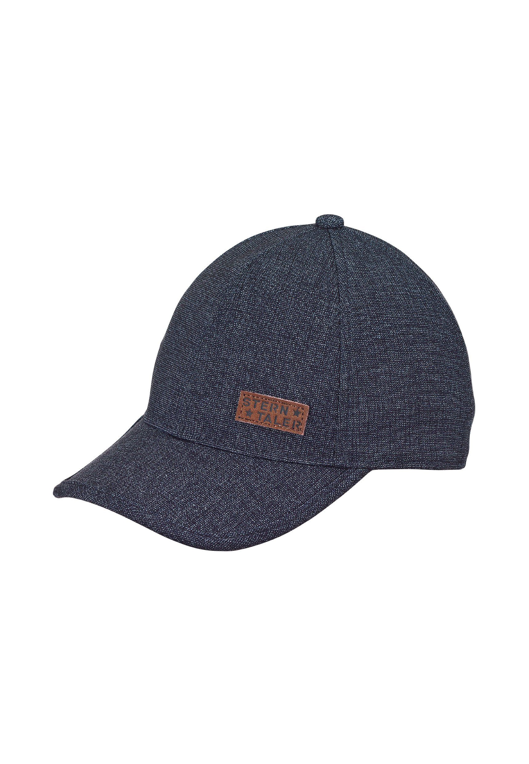 Sterntaler® Baseball Cap UV-Schutz 50+ Basecap Jeans (1-St., Cap für Kinder, Coole Basecap mit Größenregulierung) Hut Sonnenschutz in Denim Optik Marine mit UV-Schutz 50+
