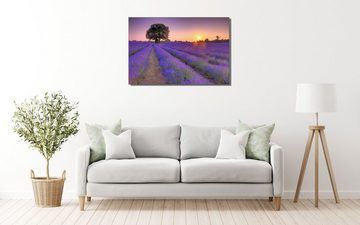 Victor (Zenith) Acrylglasbild Acrylglasbild \"Lavendelmeer in der Provence\" - Größe: 30 x 45 cm, Landschaften, in 30x45 cm, Glasbilder Blumen, Acrylglasbilder Wohnzimmer