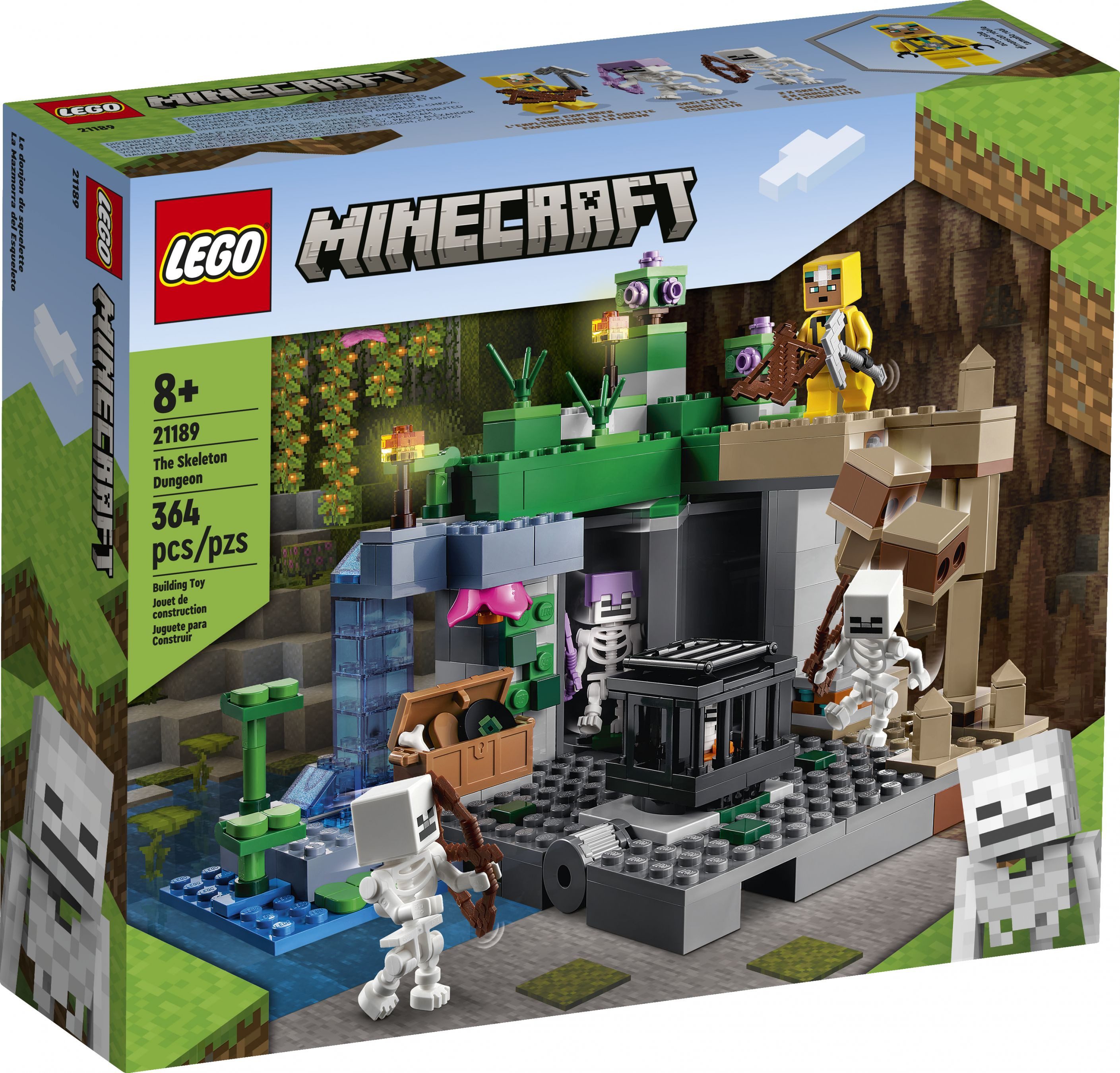 LEGO® LEGO® Minecraft 21189 Das Skelettverlies Konstruktionsspielsteine günstig online kaufen