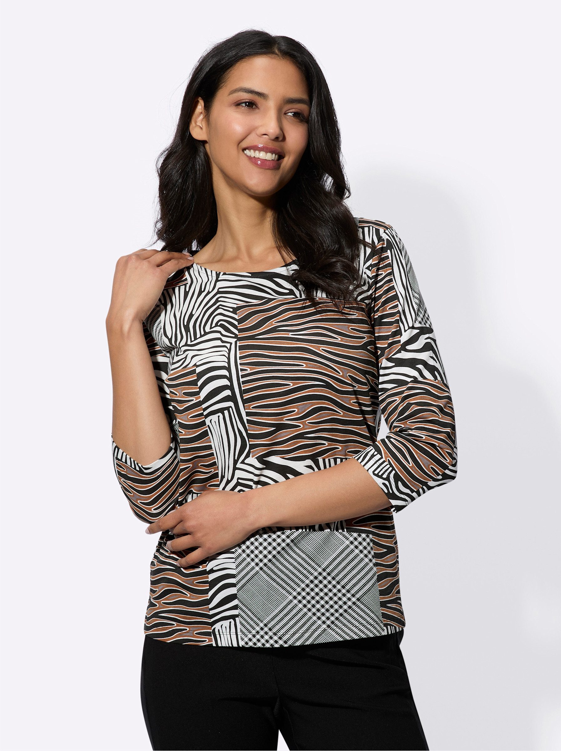 Sieh an! T-Shirt Rundhalsshirt . günstig online kaufen