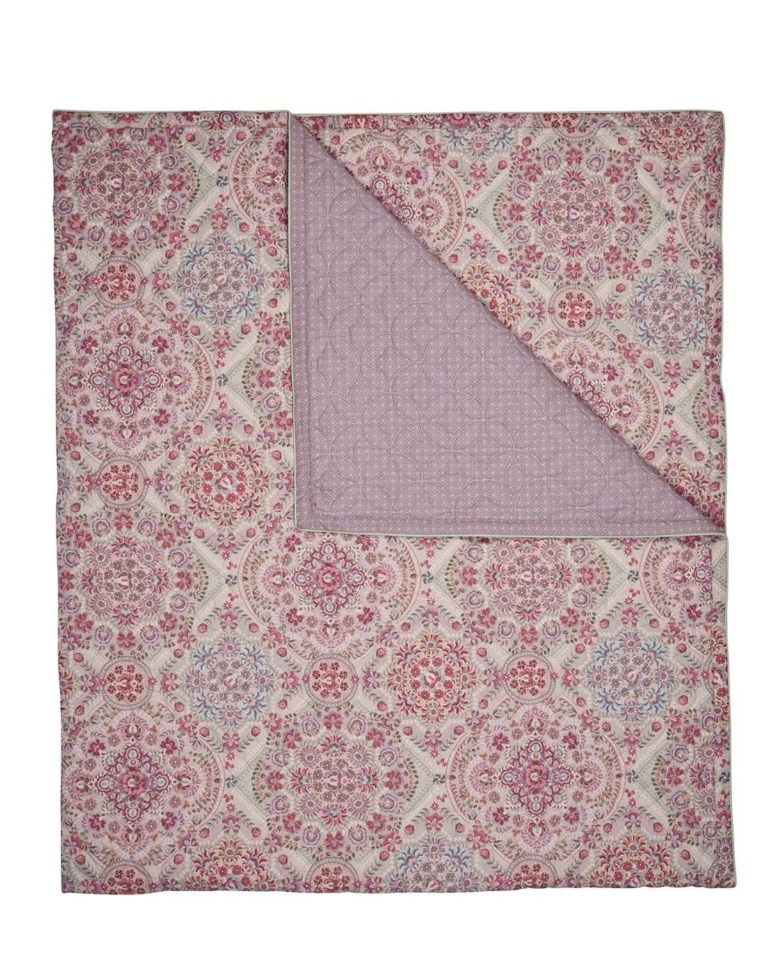 Wolldecke El Bordado Quilt_Pink_UV_UV_180x260 1 Tagesdecke 1x 180x260 cm, PiP Studio, Tagesdecke Kuscheldecke Decke Wohndecke