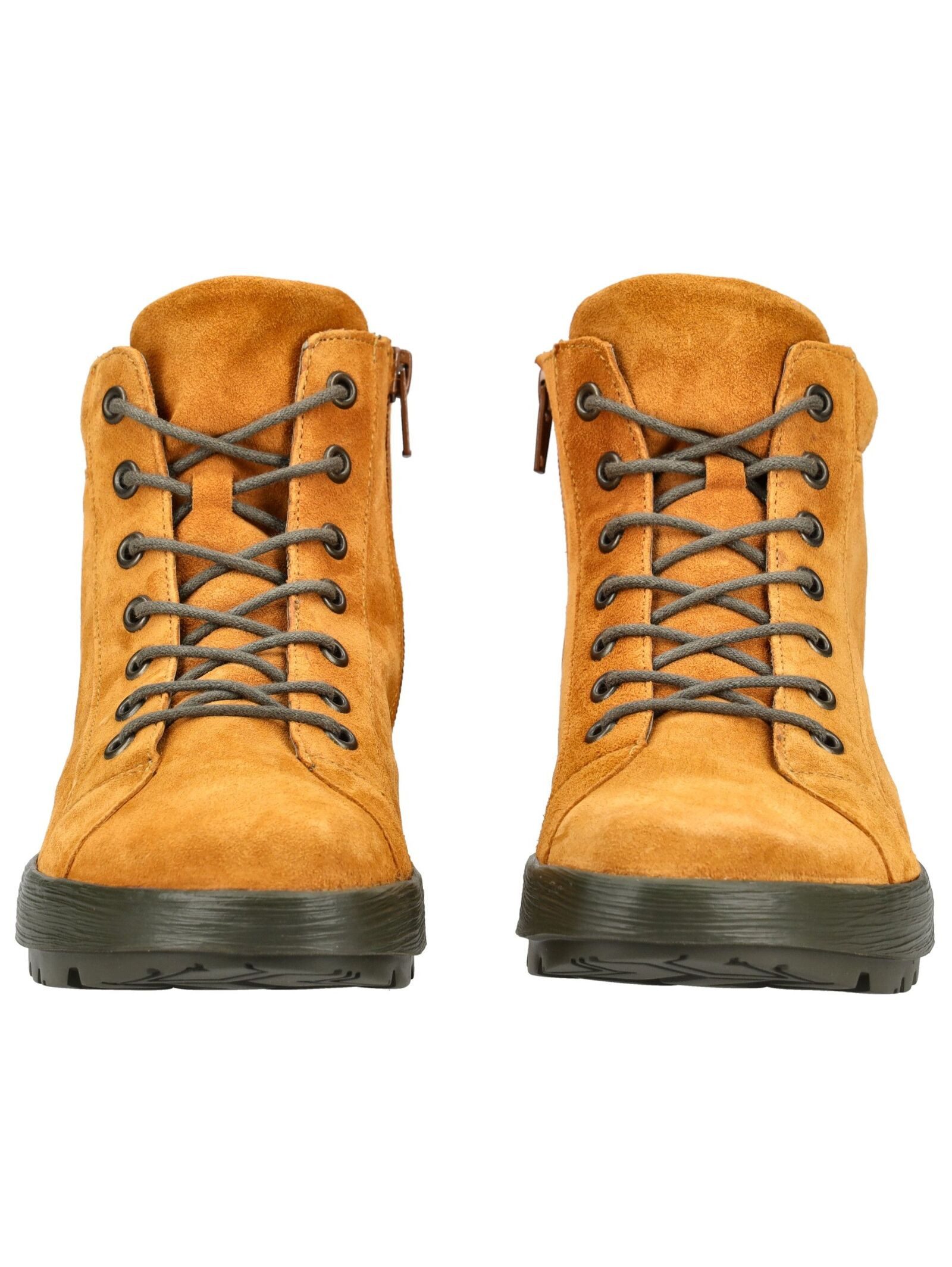 Think! Think! Stiefelette Veloursleder Schnürstiefelette