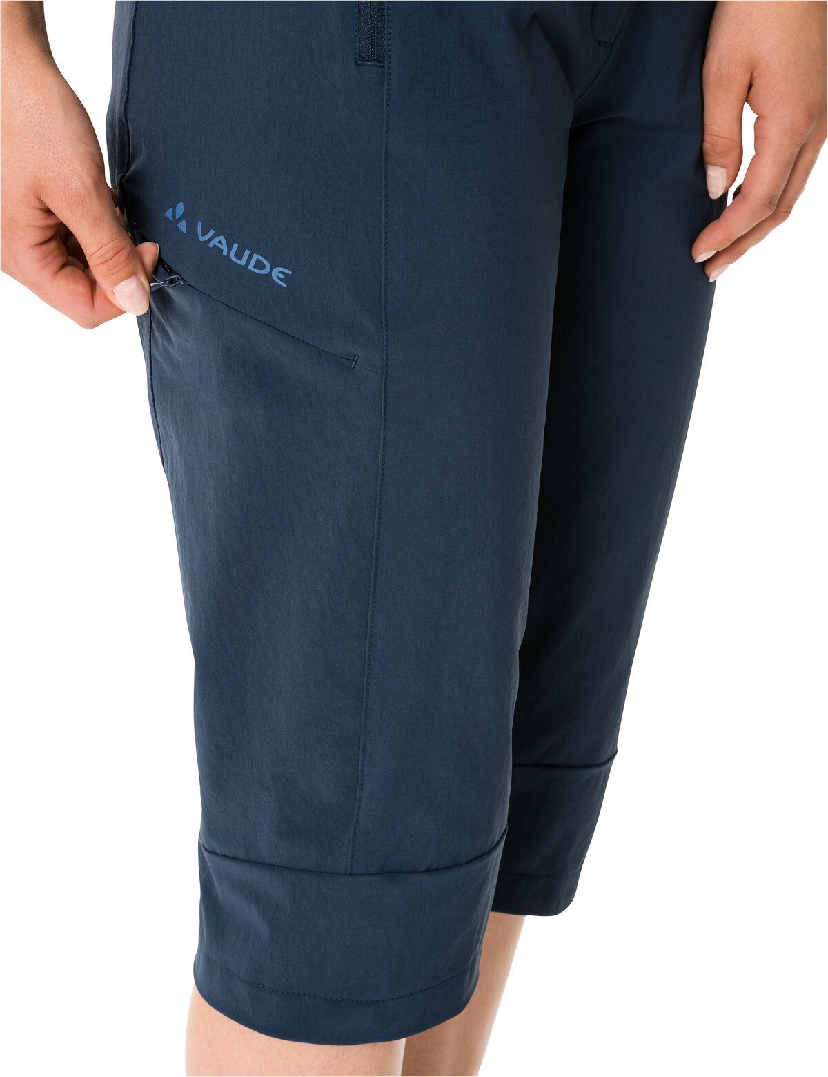 VAUDE Caprihose FARLEY STRETCH CAPRI III kurze Hose, elastische Kunstfaser