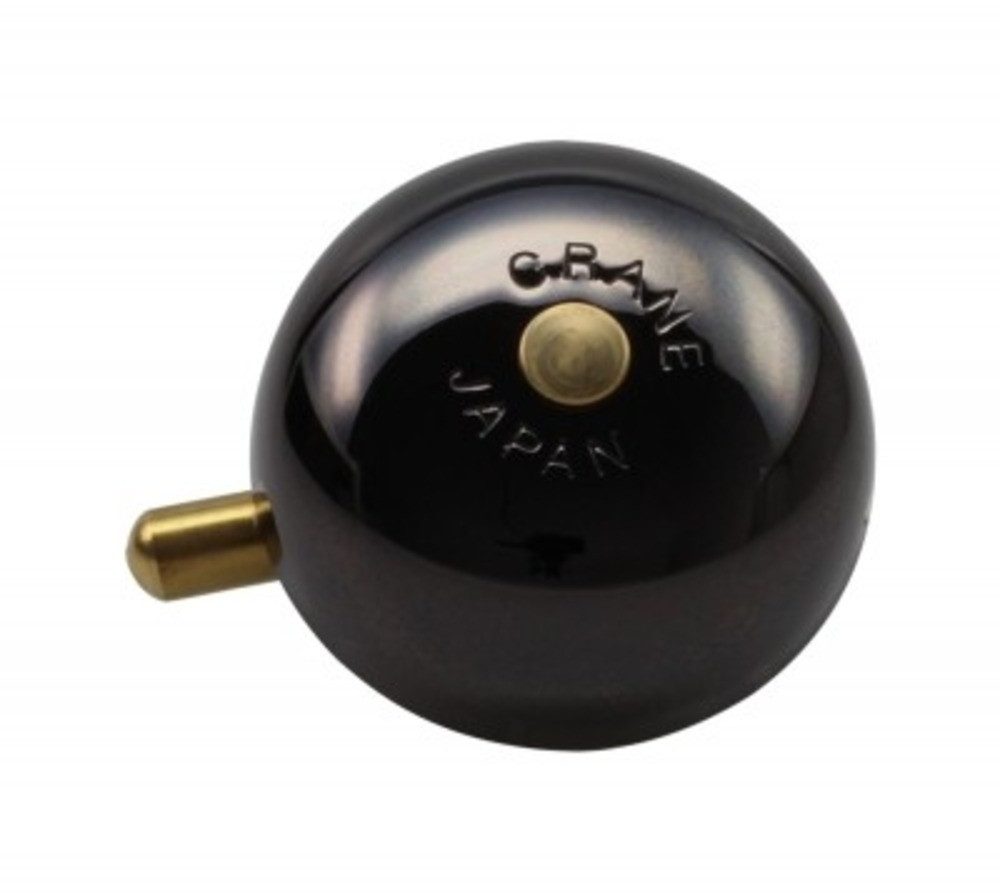 Crane Bell Co Fahrradklingel Mini Karen Die Cast Mount, Neo Black