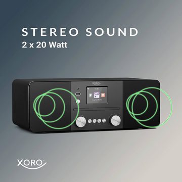Xoro HMT 620 All-in-One Internet-Radio (Digitalradio (DAB), FM-Tuner)