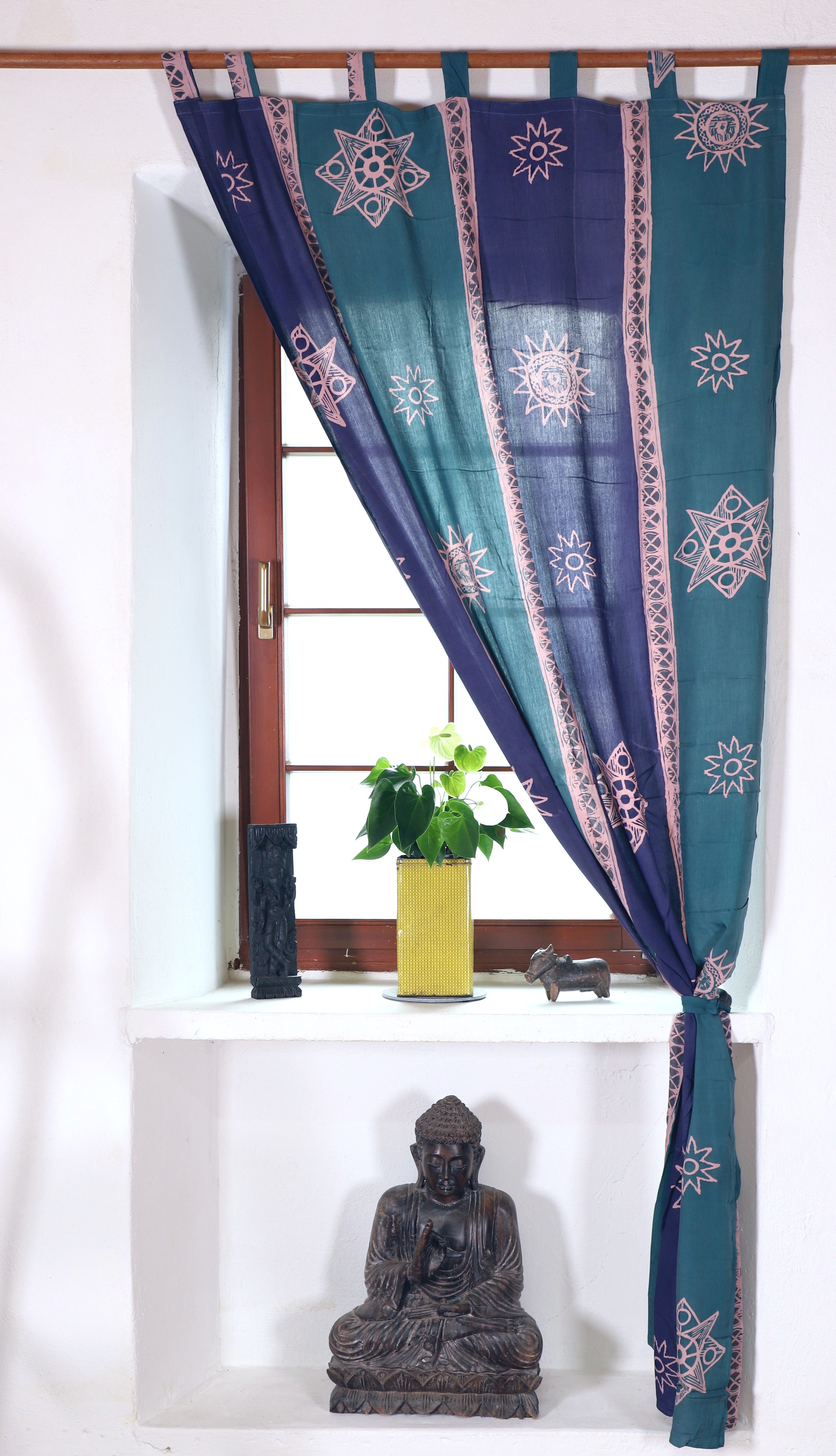 Guru-Shop Vorhang Balinesischer Vorhang, Wandschmuck mit..