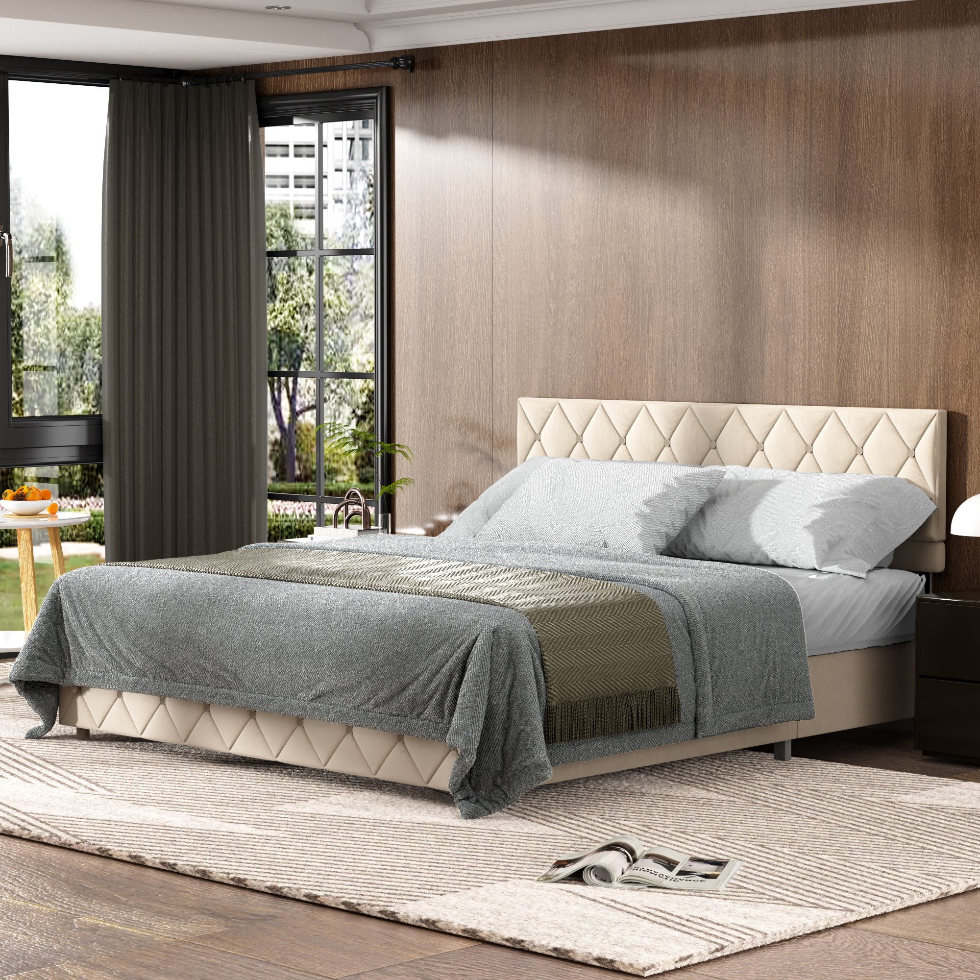 REDOM Polsterbett Funktionsbett (Ergonomisches Design, Stilvoll günstig online kaufen