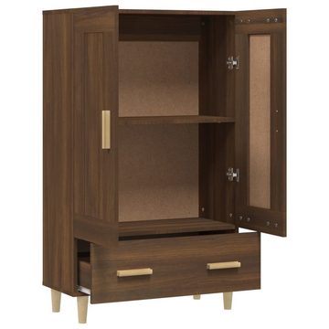 vidaXL Highboard Highboard Braun Eichen-Optik 70x31x115 cm Holzwerkstoff (1 St)